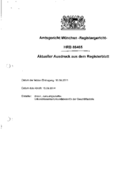 Handelsregisterauszug bei Elektro Röhrl GmbH in Zorneding