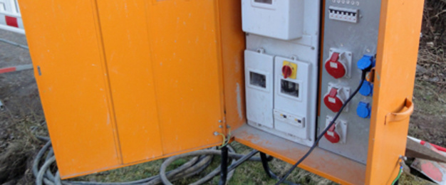 Baustrom bei Elektro Röhrl GmbH in Zorneding